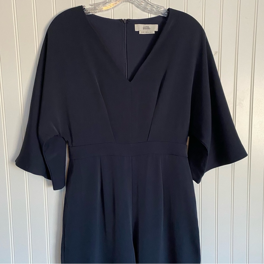 Love Bonito navy, wide legged jumpsuit SIZE 6 (US)